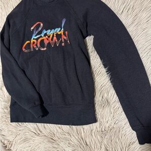 Bella Canvas Black Sweatshirt with Multicolor Graphic